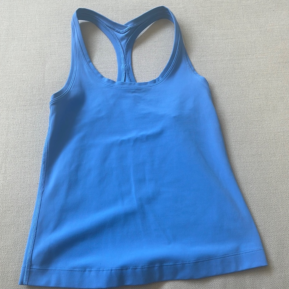Nile blue cool racer back tank💙🦋(race length)